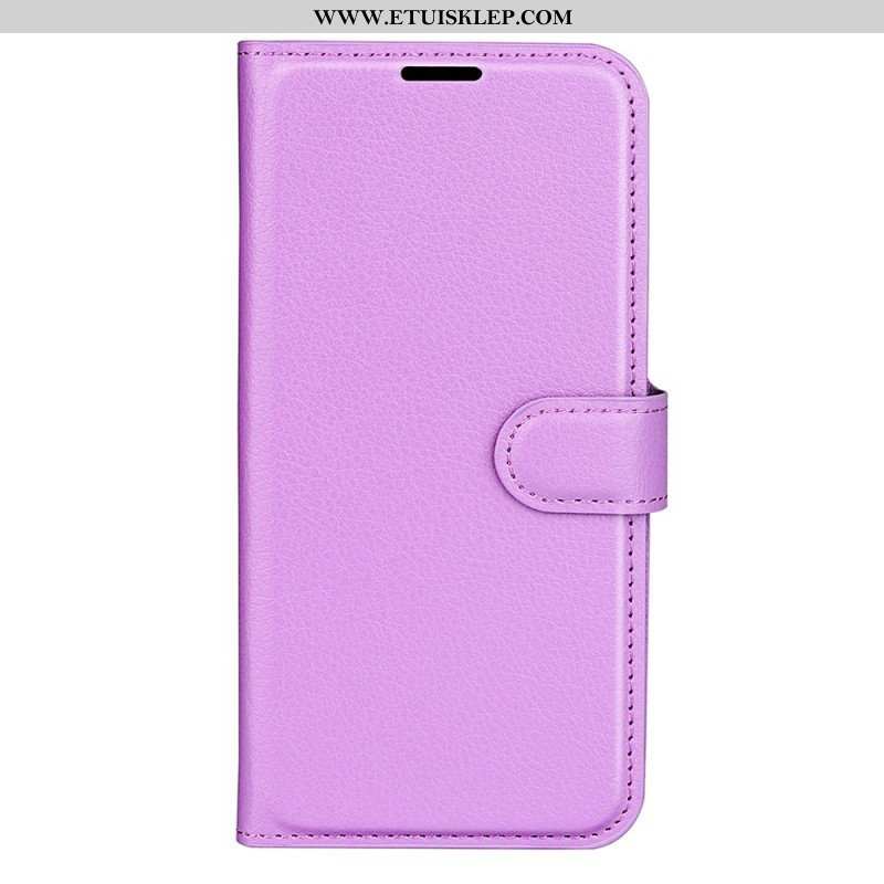 Etui Folio do Samsung Galaxy A14 / A14 5G Klasyczna Sztuczna Skóra